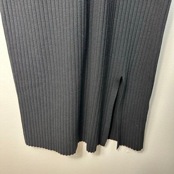 Universal Standard Dress Helios Knit Sweater Ribbed Sweaterdress Midi Black 18 - Picture 11 of 11